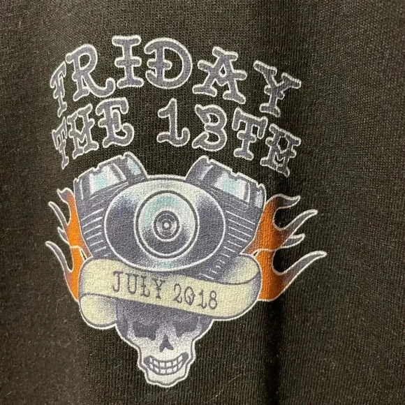 Clare’s Harley Davidson Port Dover, Ont Canada Biker Shirt - Picture 3 of 7